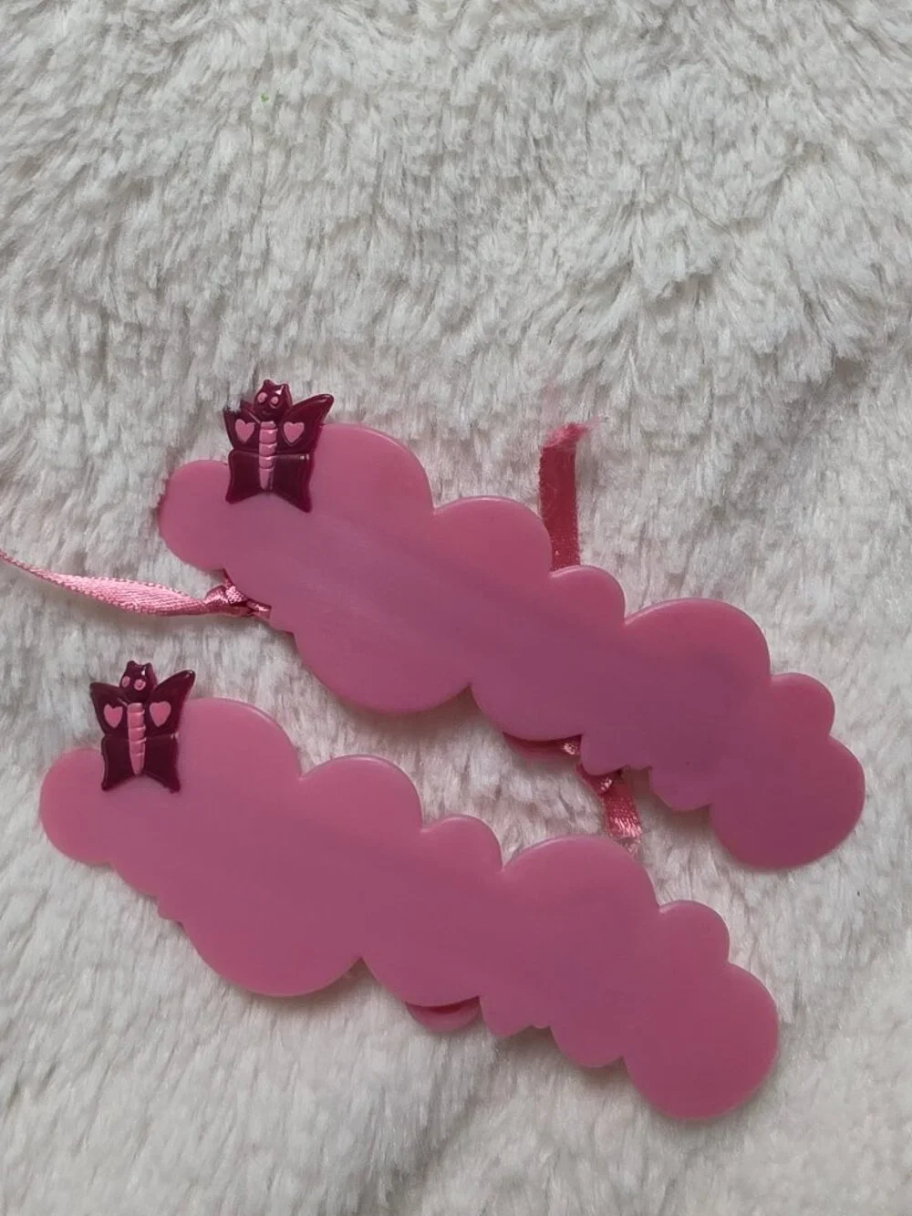 Vintage 2006 Bratz Kidz Box Handle Hair Clips Barrettes Pair MGA